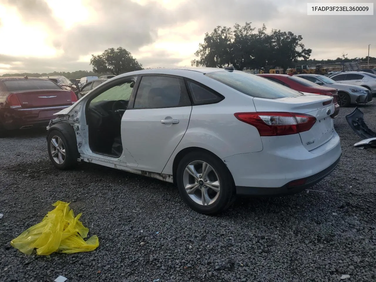 2014 Ford Focus Se VIN: 1FADP3F23EL360009 Lot: 71273394