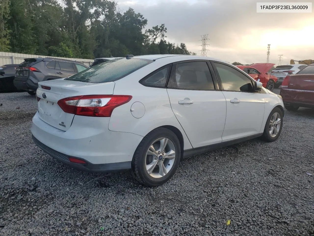 2014 Ford Focus Se VIN: 1FADP3F23EL360009 Lot: 71273394