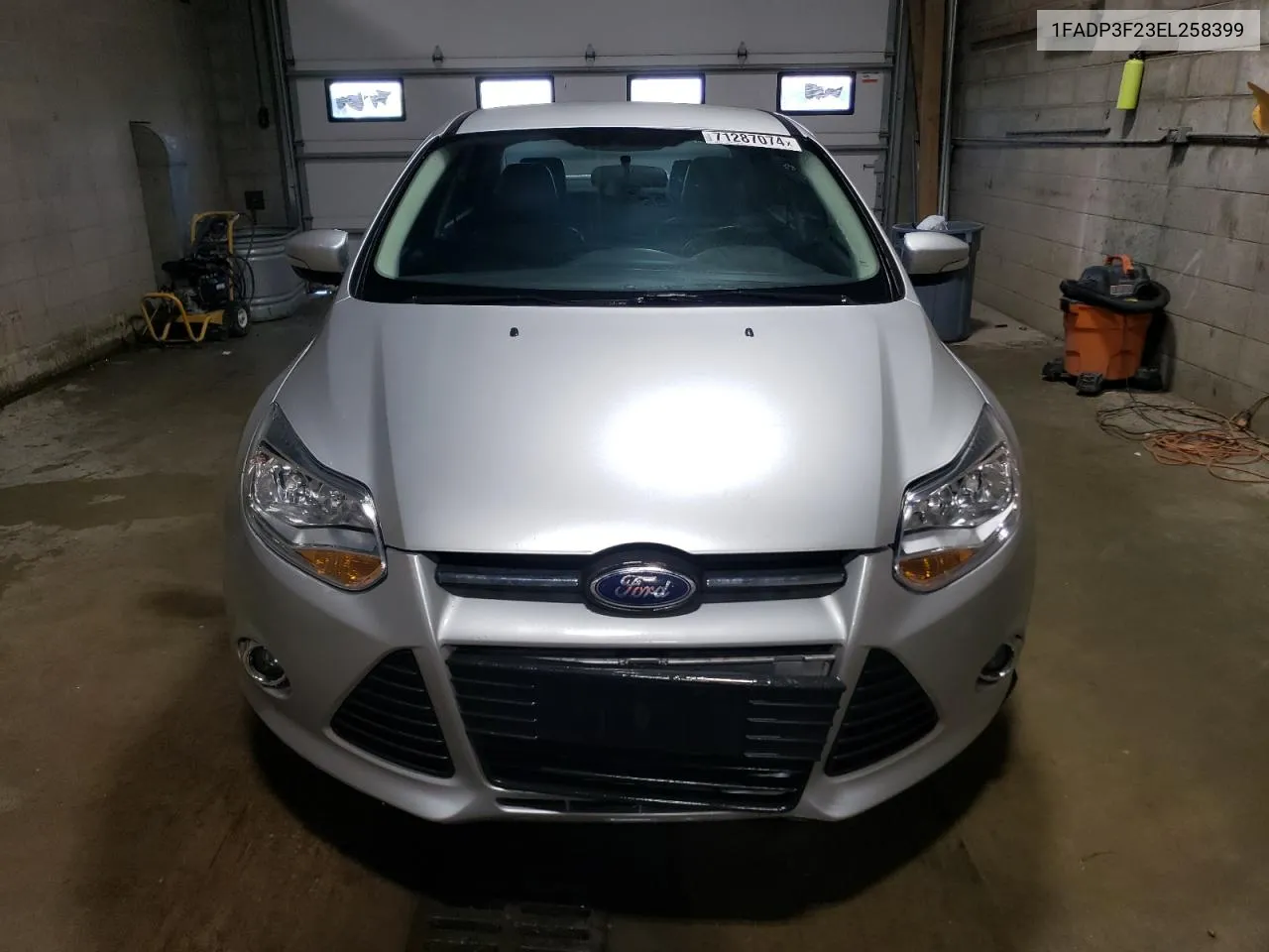 2014 Ford Focus Se VIN: 1FADP3F23EL258399 Lot: 71287074