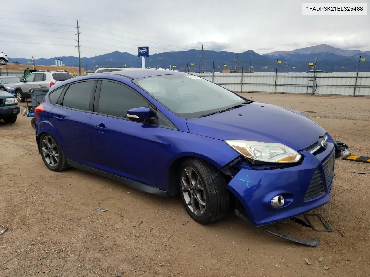 2014 Ford Focus Se VIN: 1FADP3K21EL325488 Lot: 71291324