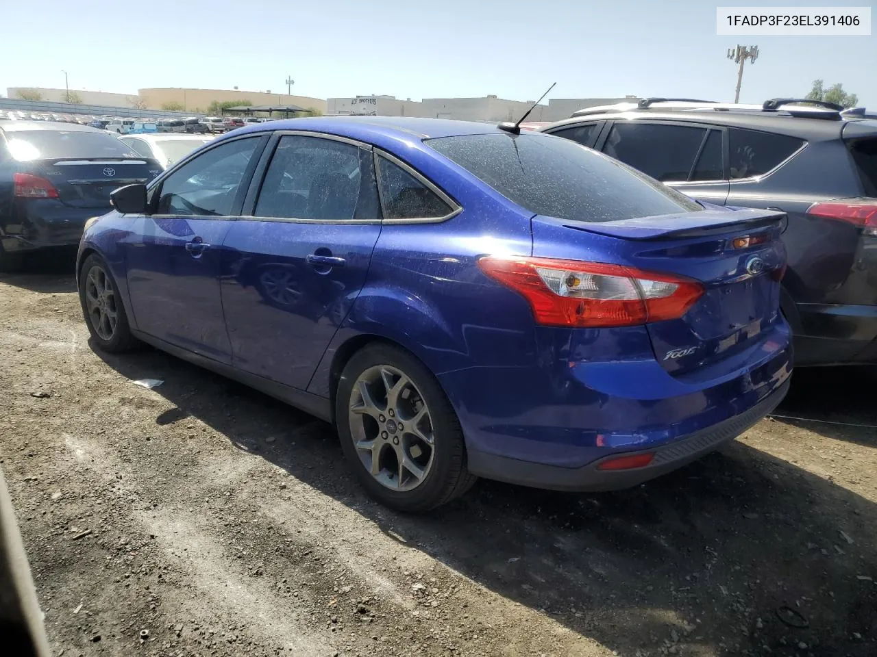 2014 Ford Focus Se VIN: 1FADP3F23EL391406 Lot: 71318264