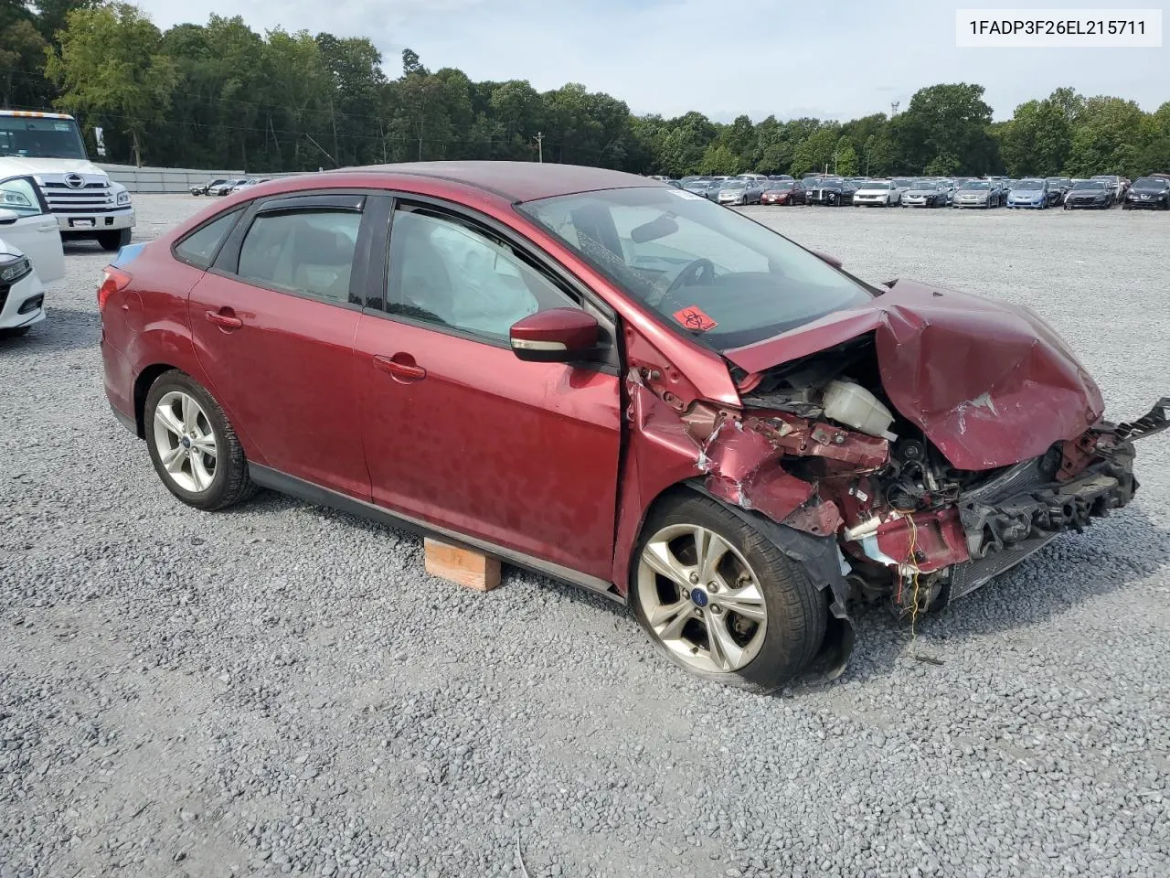 2014 Ford Focus Se VIN: 1FADP3F26EL215711 Lot: 71340154