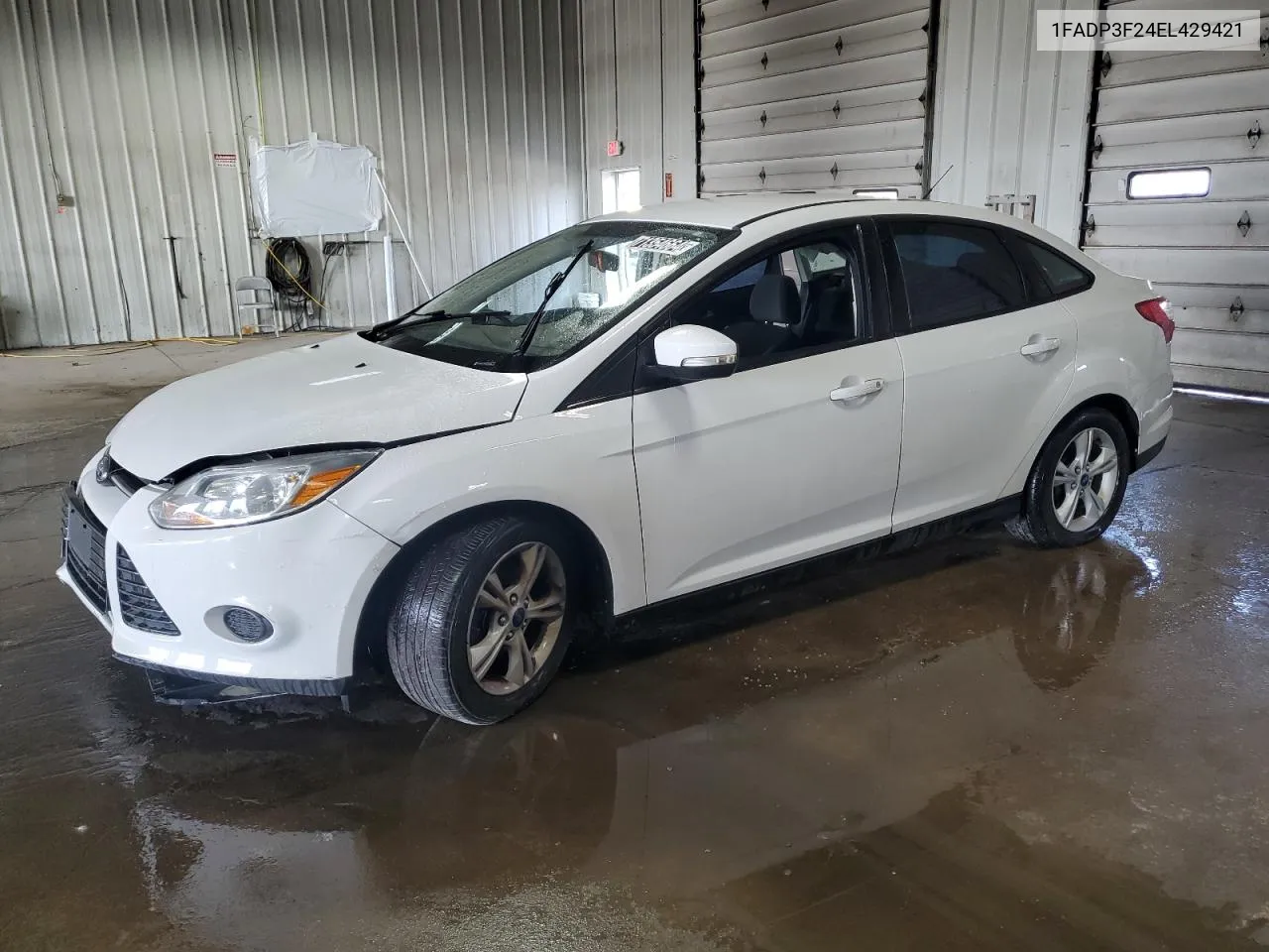 2014 Ford Focus Se VIN: 1FADP3F24EL429421 Lot: 71354664