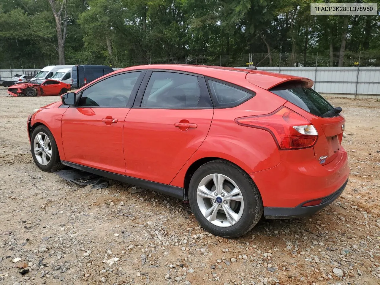 2014 Ford Focus Se VIN: 1FADP3K28EL378950 Lot: 71406404