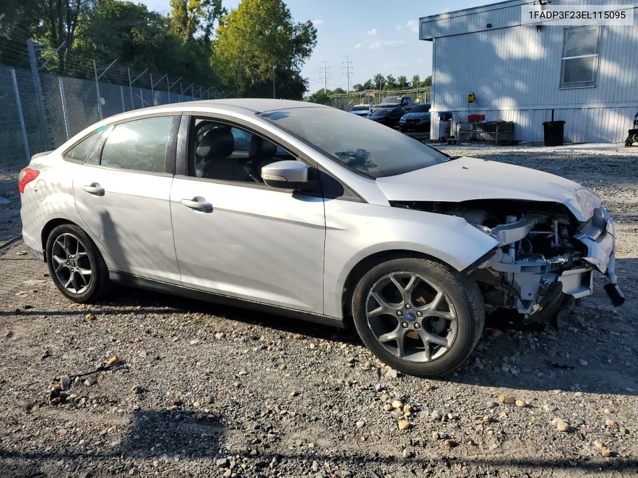 2014 Ford Focus Se VIN: 1FADP3F23EL115095 Lot: 71433114