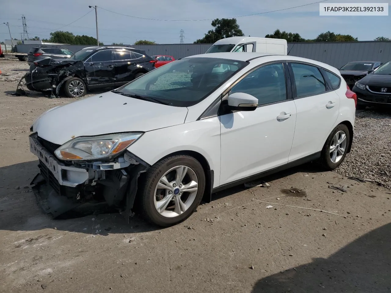 2014 Ford Focus Se VIN: 1FADP3K22EL392133 Lot: 71446034