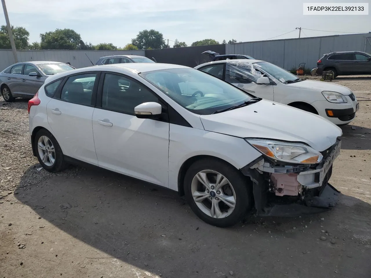 2014 Ford Focus Se VIN: 1FADP3K22EL392133 Lot: 71446034