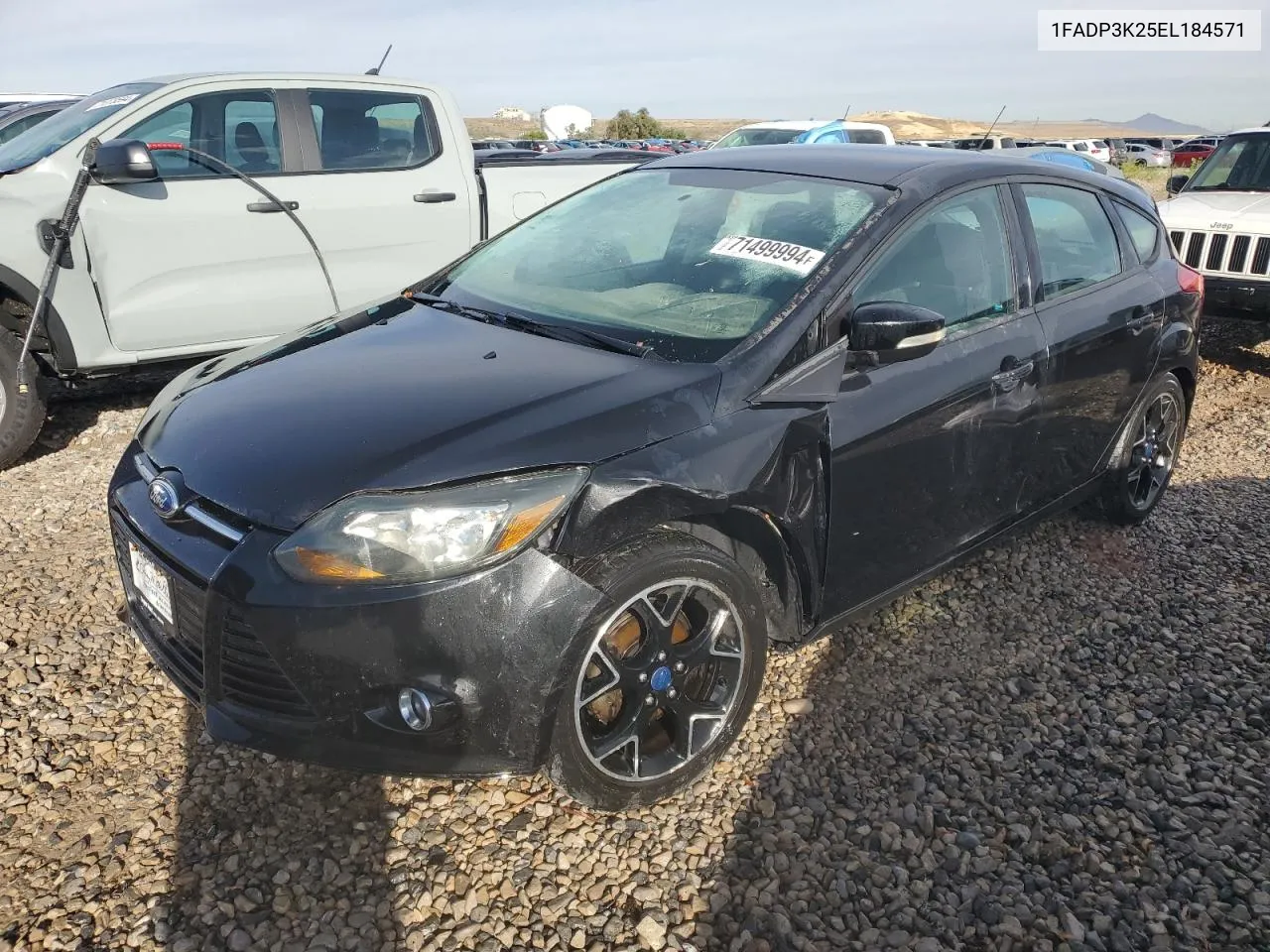 2014 Ford Focus Se VIN: 1FADP3K25EL184571 Lot: 71499994