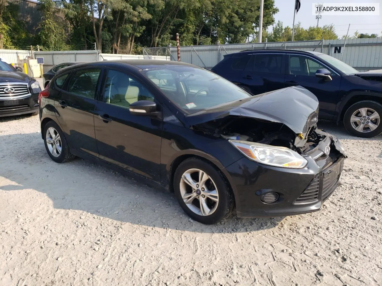 2014 Ford Focus Se VIN: 1FADP3K2XEL358800 Lot: 71528044