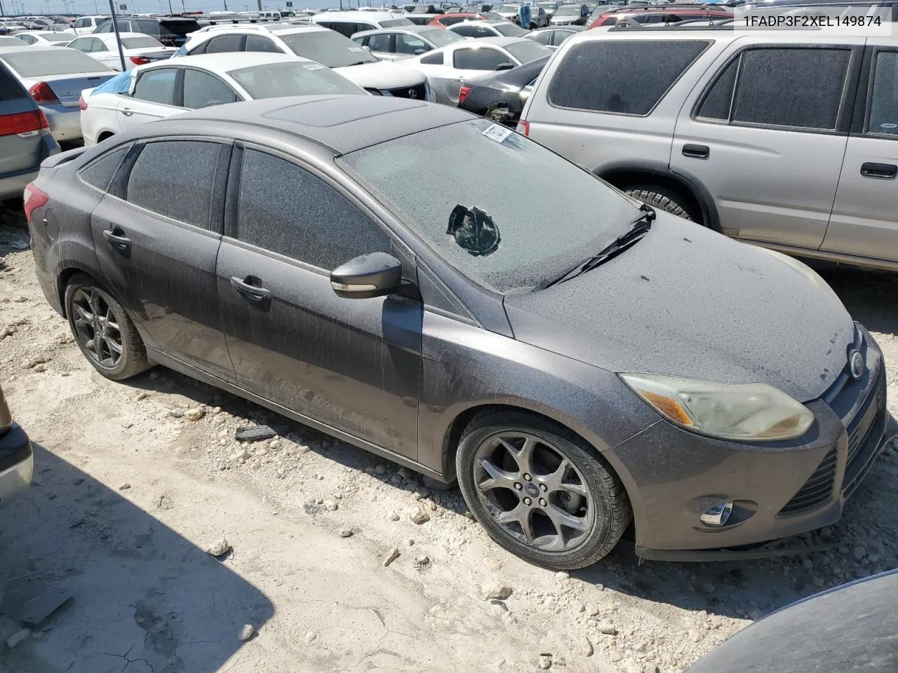 2014 Ford Focus Se VIN: 1FADP3F2XEL149874 Lot: 71537374