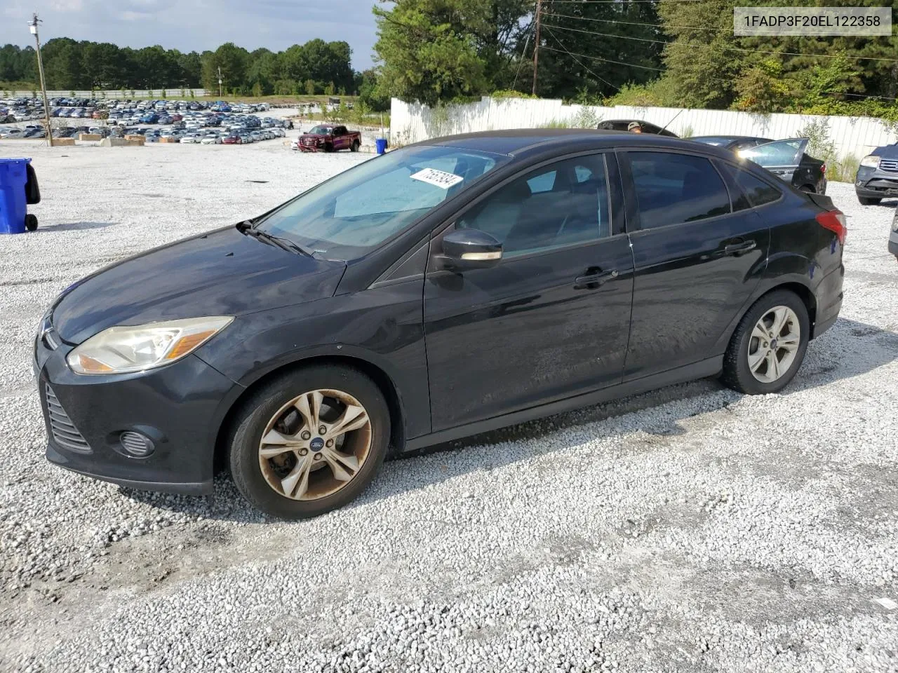 2014 Ford Focus Se VIN: 1FADP3F20EL122358 Lot: 71557934