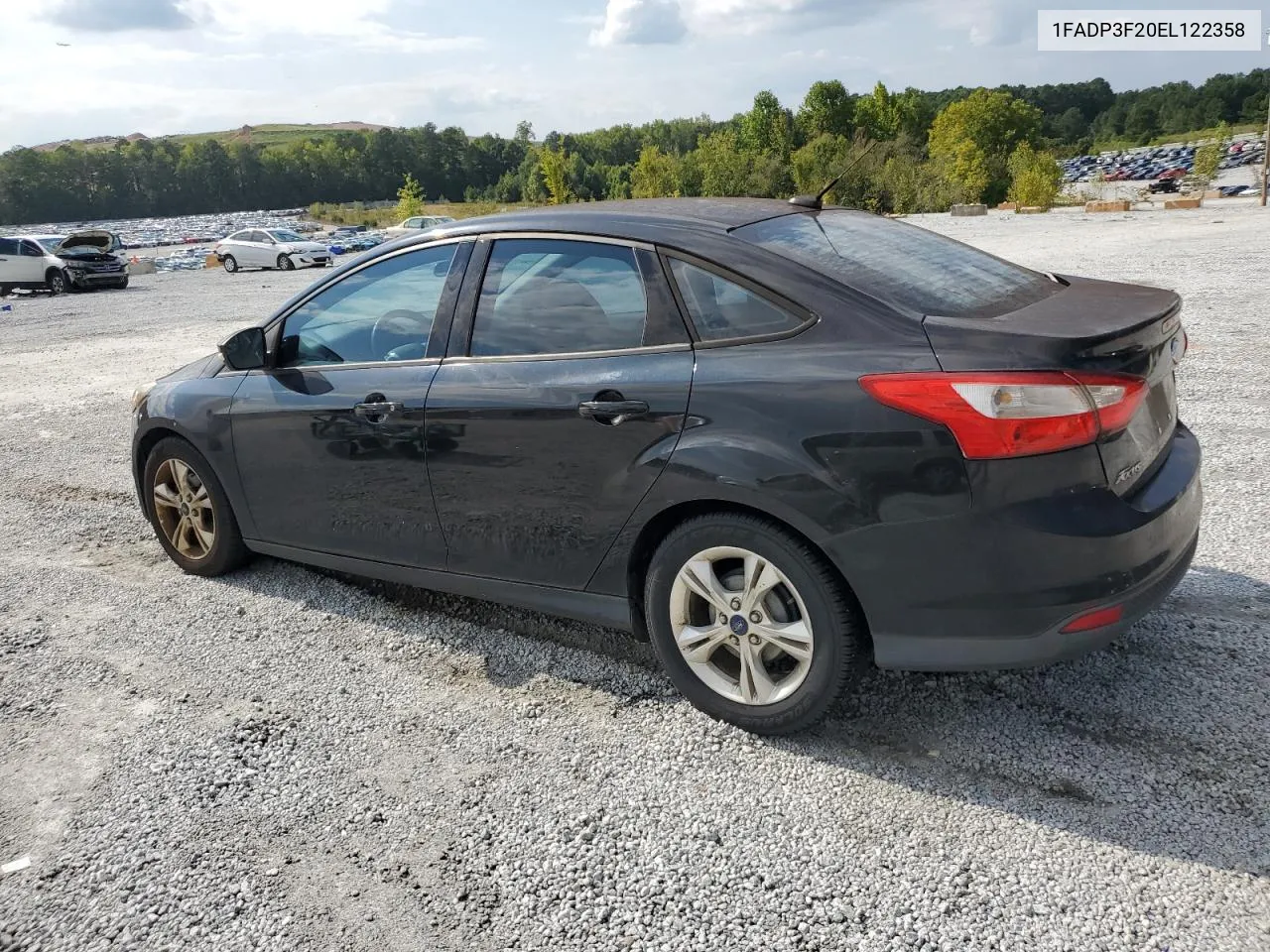 2014 Ford Focus Se VIN: 1FADP3F20EL122358 Lot: 71557934