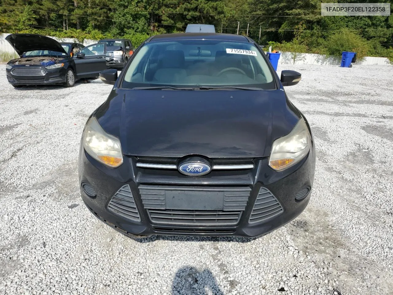 2014 Ford Focus Se VIN: 1FADP3F20EL122358 Lot: 71557934