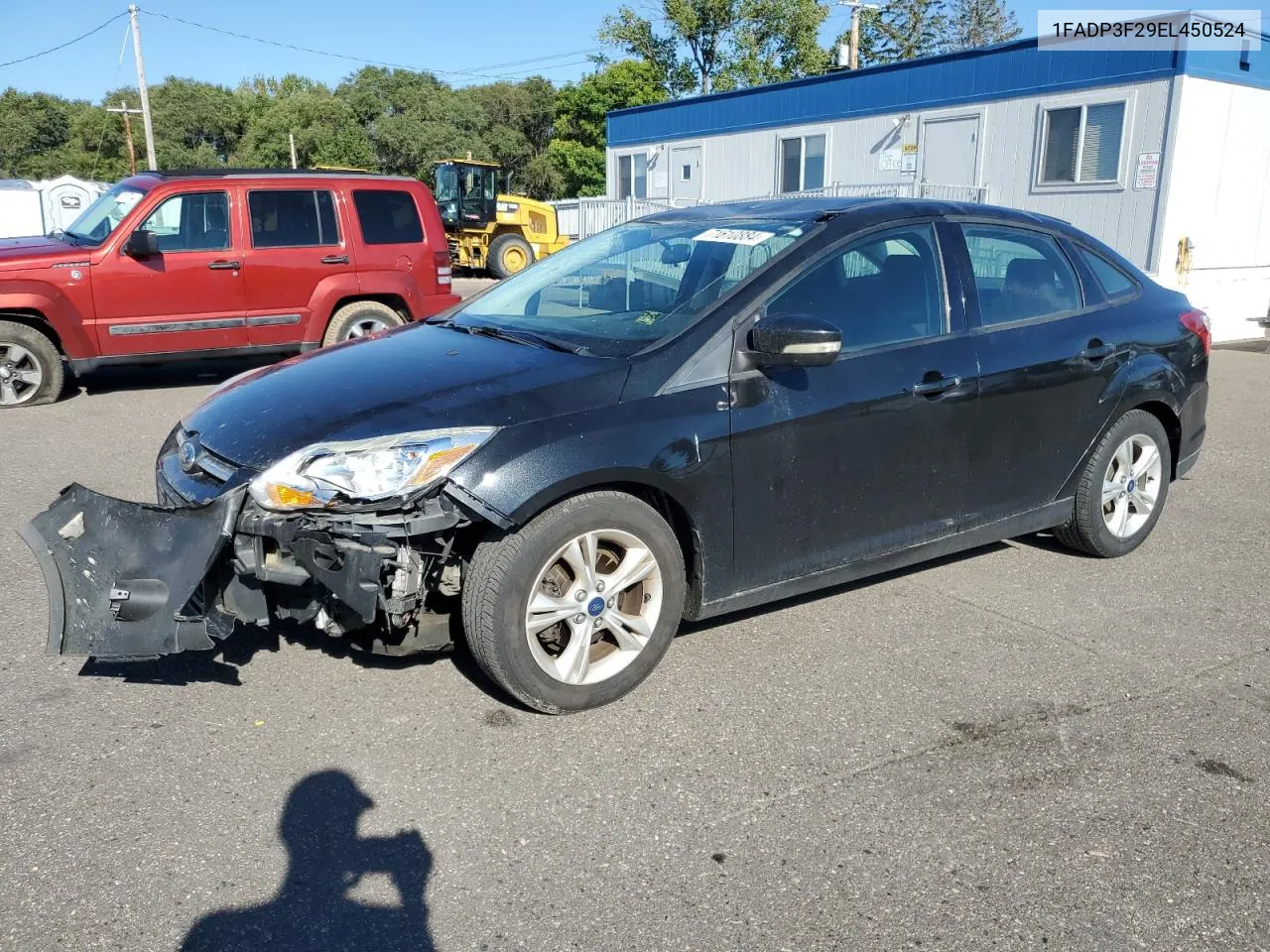 2014 Ford Focus Se VIN: 1FADP3F29EL450524 Lot: 71610884