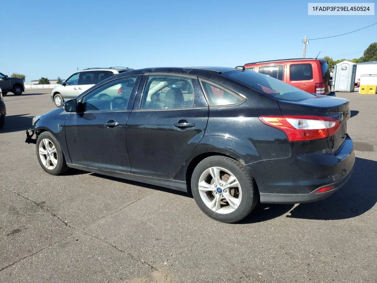 2014 Ford Focus Se VIN: 1FADP3F29EL450524 Lot: 71610884