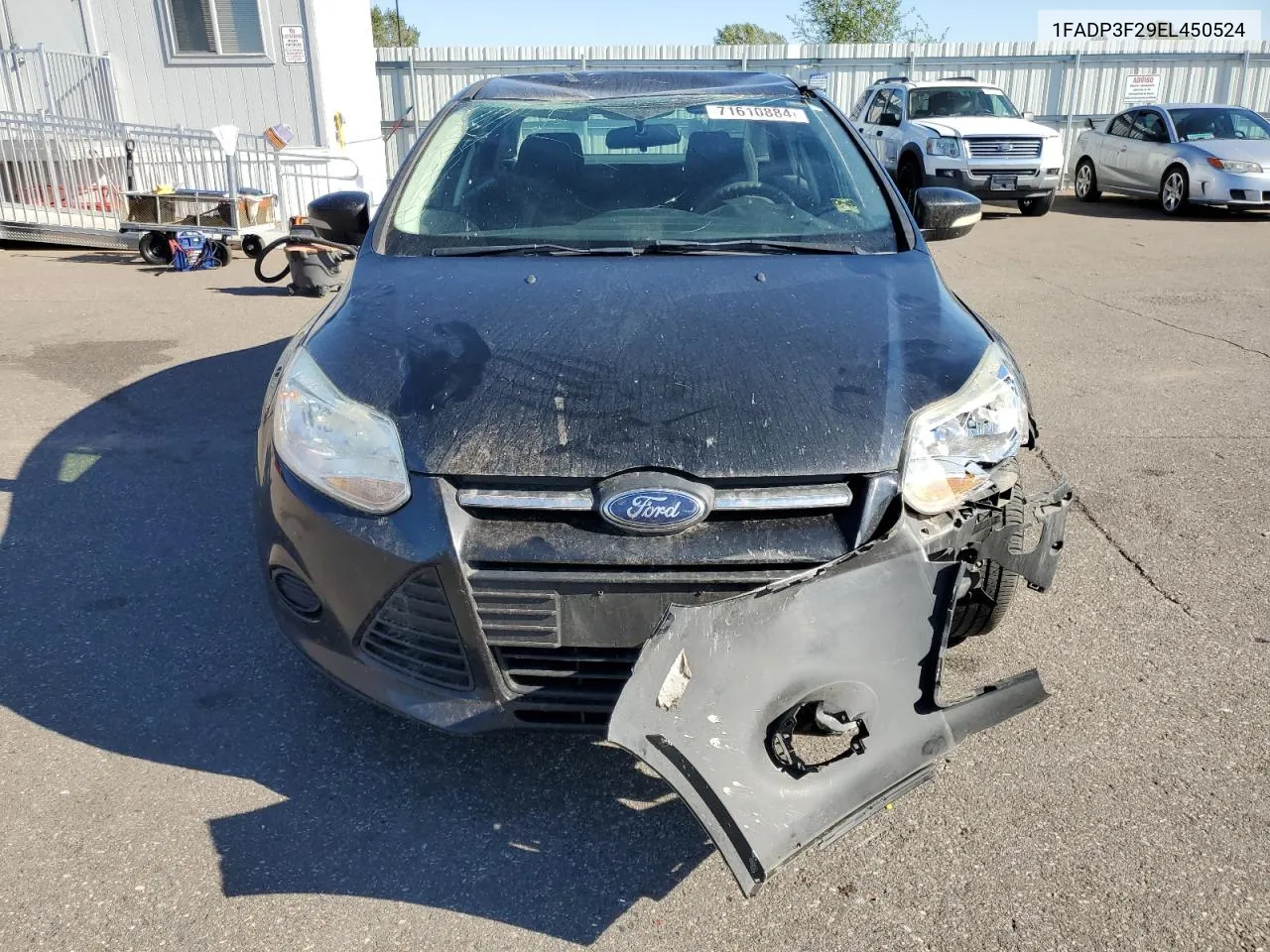 2014 Ford Focus Se VIN: 1FADP3F29EL450524 Lot: 71610884