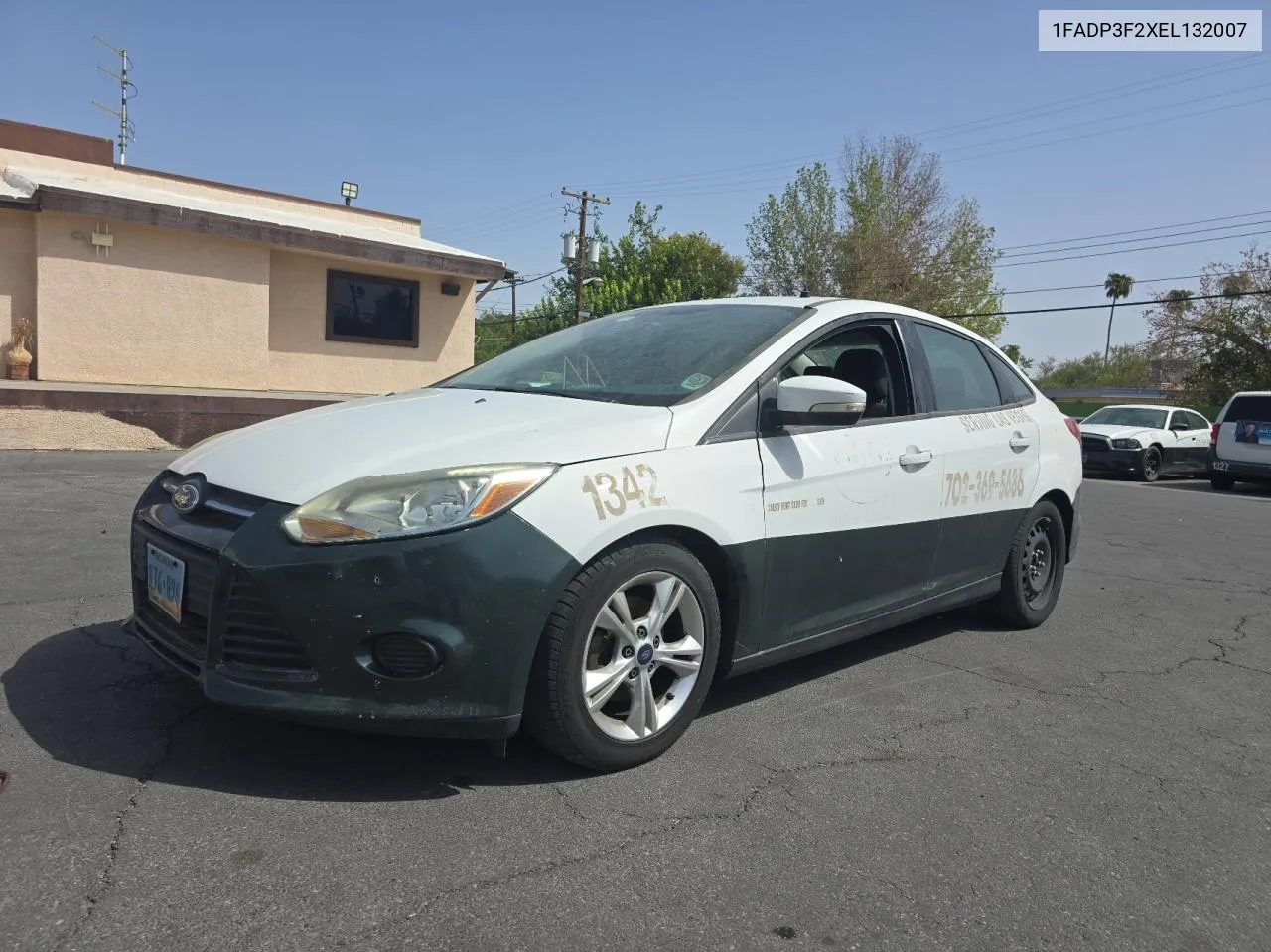 2014 Ford Focus Se VIN: 1FADP3F2XEL132007 Lot: 71614434