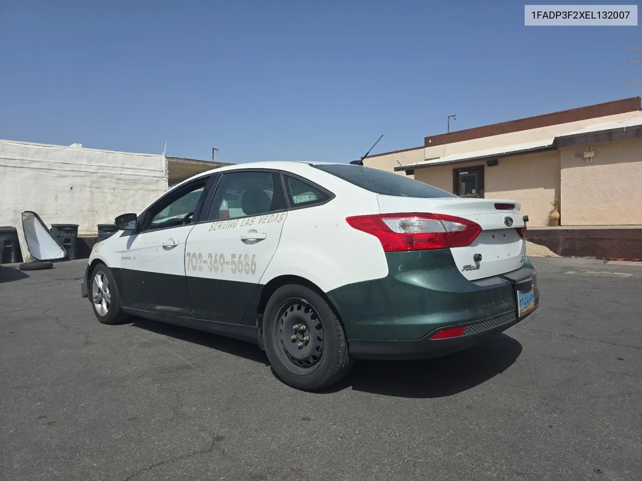 2014 Ford Focus Se VIN: 1FADP3F2XEL132007 Lot: 71614434