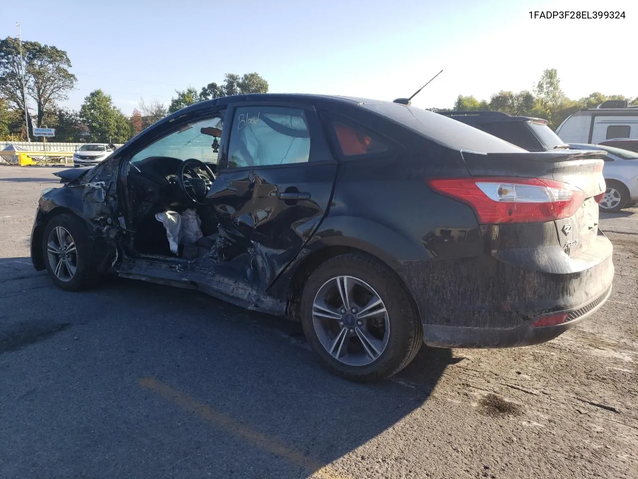 2014 Ford Focus Se VIN: 1FADP3F28EL399324 Lot: 71614874