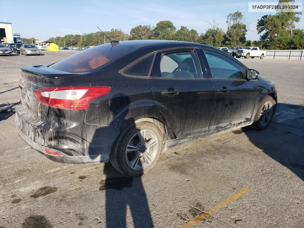 2014 Ford Focus Se VIN: 1FADP3F28EL399324 Lot: 71614874