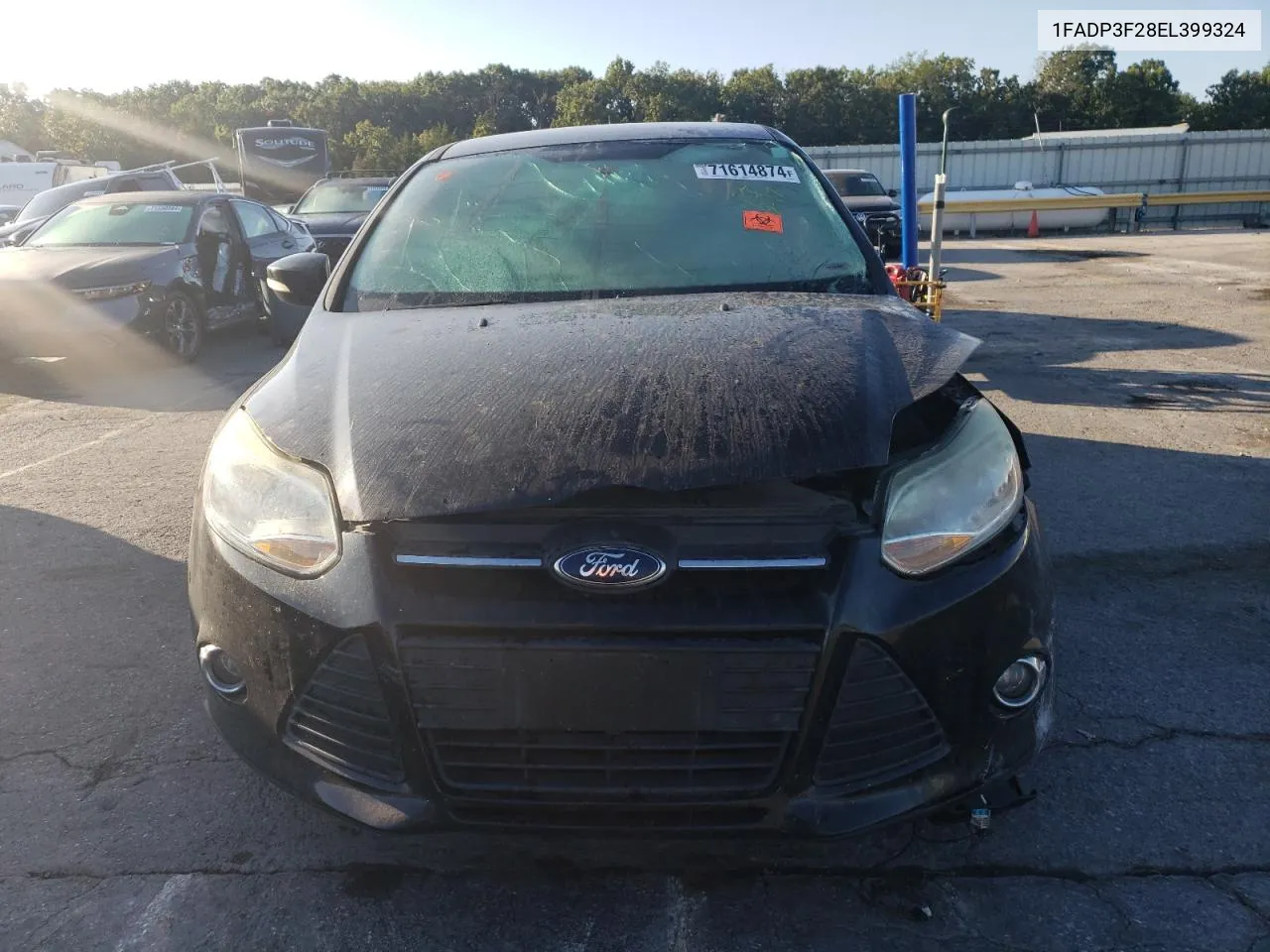 2014 Ford Focus Se VIN: 1FADP3F28EL399324 Lot: 71614874