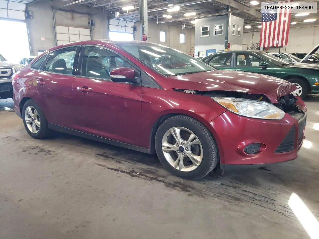 2014 Ford Focus Se VIN: 1FADP3F22EL184800 Lot: 71654854