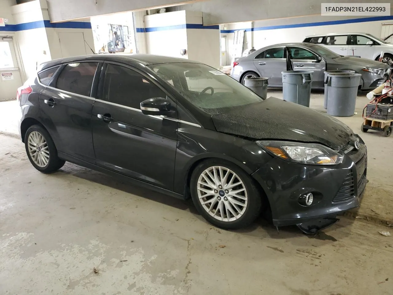 2014 Ford Focus Titanium VIN: 1FADP3N21EL422993 Lot: 71662684