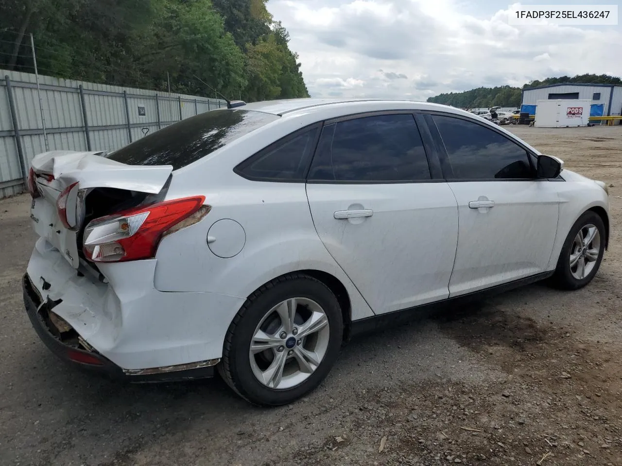 2014 Ford Focus Se VIN: 1FADP3F25EL436247 Lot: 71681234