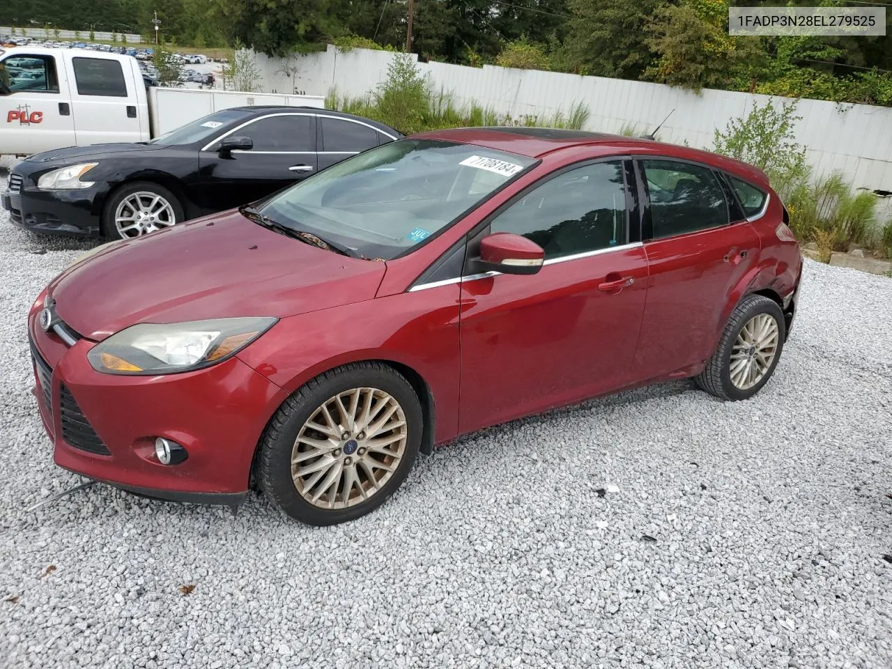 2014 Ford Focus Titanium VIN: 1FADP3N28EL279525 Lot: 71708184