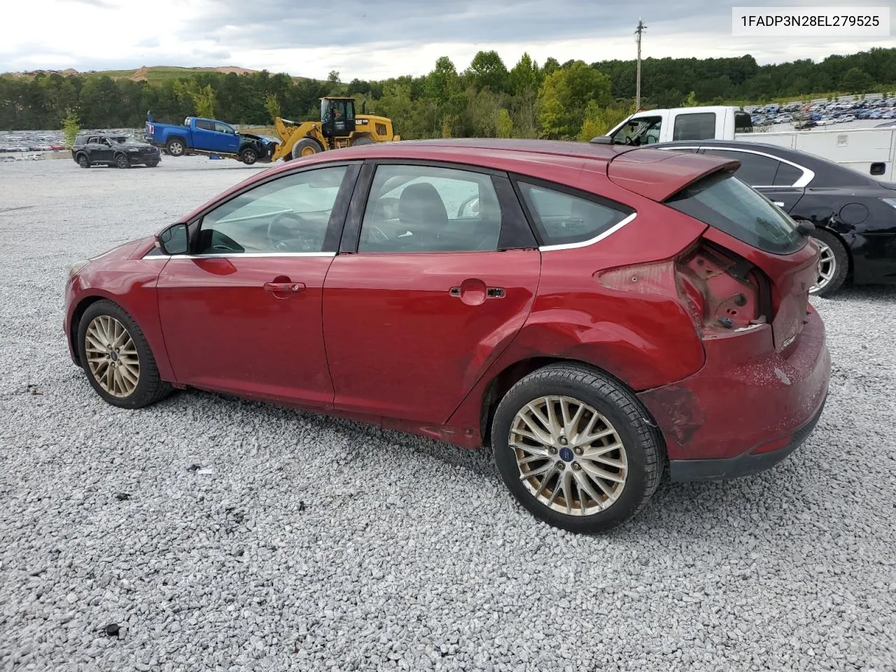 2014 Ford Focus Titanium VIN: 1FADP3N28EL279525 Lot: 71708184