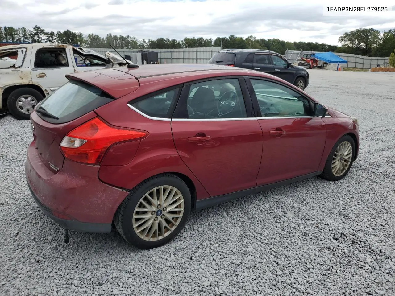 2014 Ford Focus Titanium VIN: 1FADP3N28EL279525 Lot: 71708184