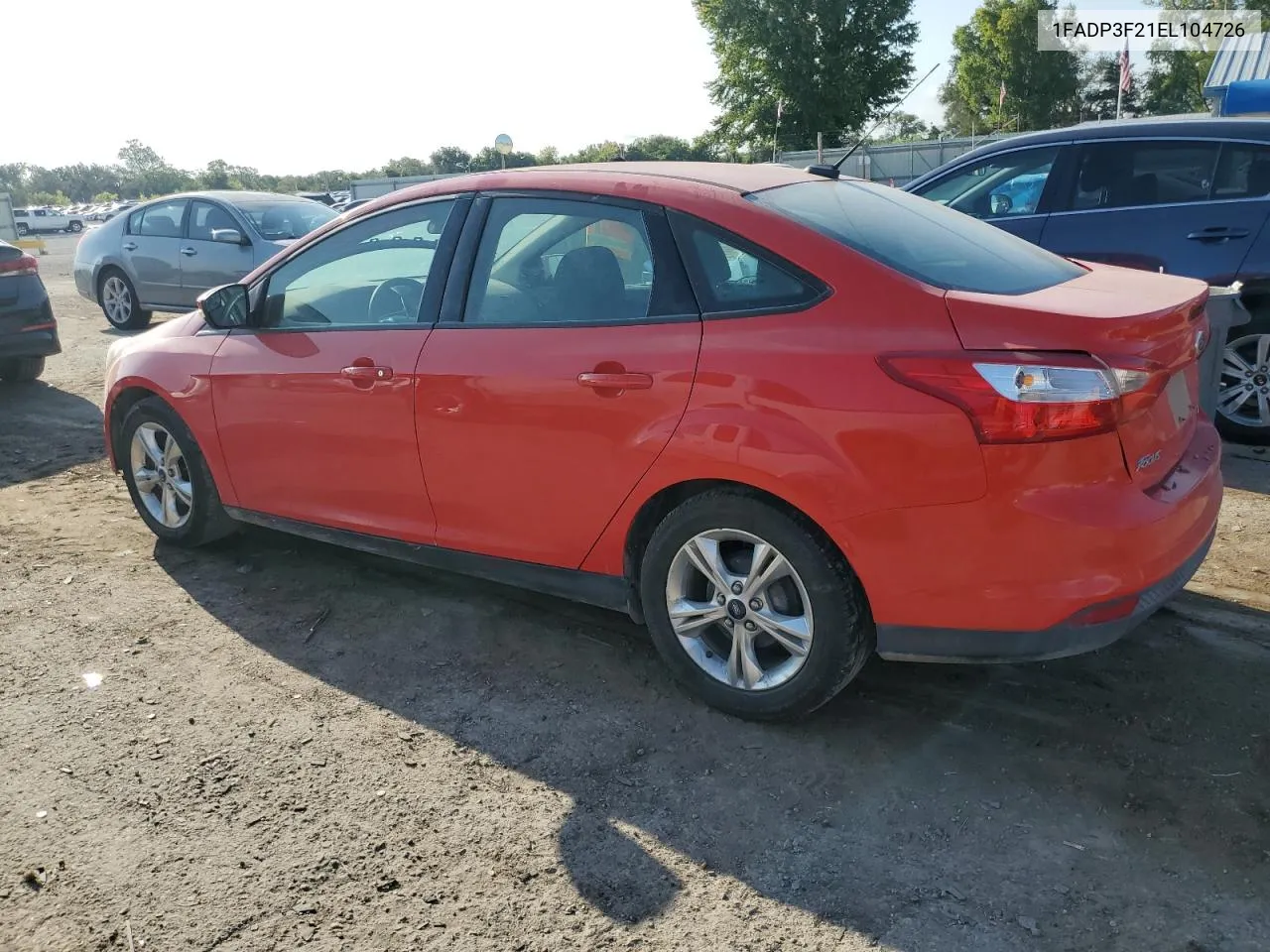 2014 Ford Focus Se VIN: 1FADP3F21EL104726 Lot: 71790334