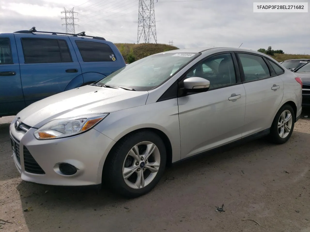 2014 Ford Focus Se VIN: 1FADP3F28EL271682 Lot: 71798094