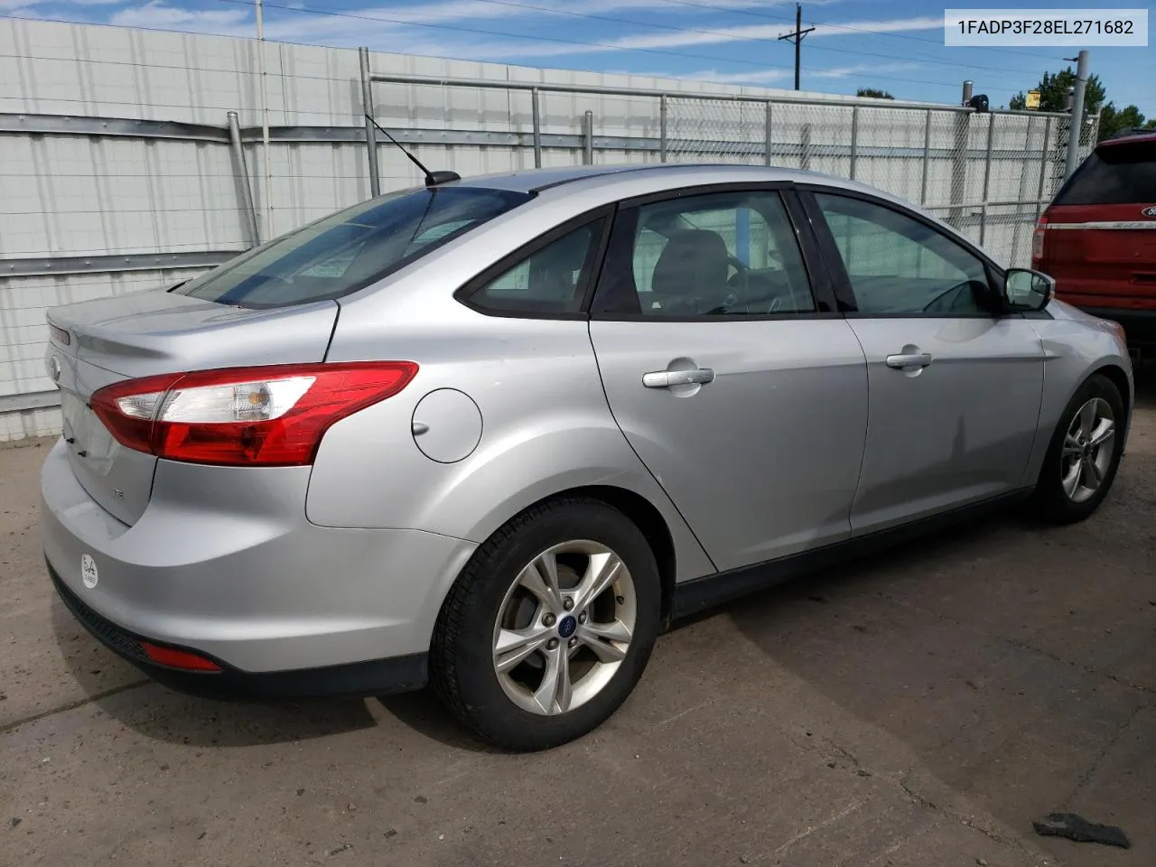 2014 Ford Focus Se VIN: 1FADP3F28EL271682 Lot: 71798094