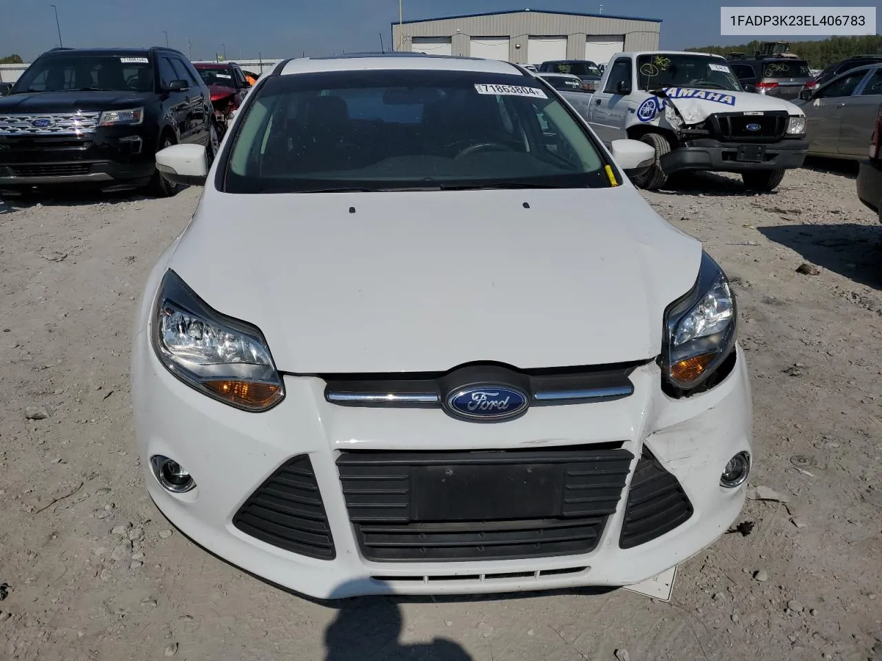 2014 Ford Focus Se VIN: 1FADP3K23EL406783 Lot: 71863804