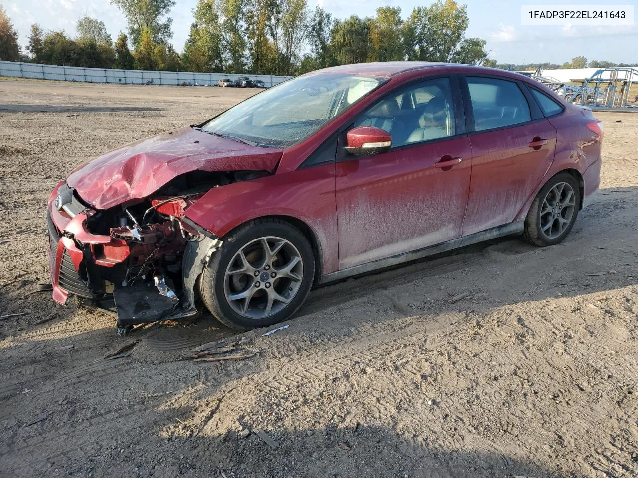 2014 Ford Focus Se VIN: 1FADP3F22EL241643 Lot: 71944094