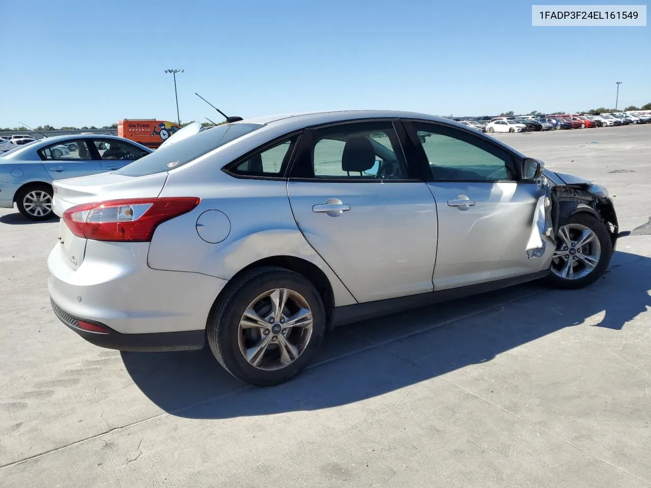 2014 Ford Focus Se VIN: 1FADP3F24EL161549 Lot: 72012873