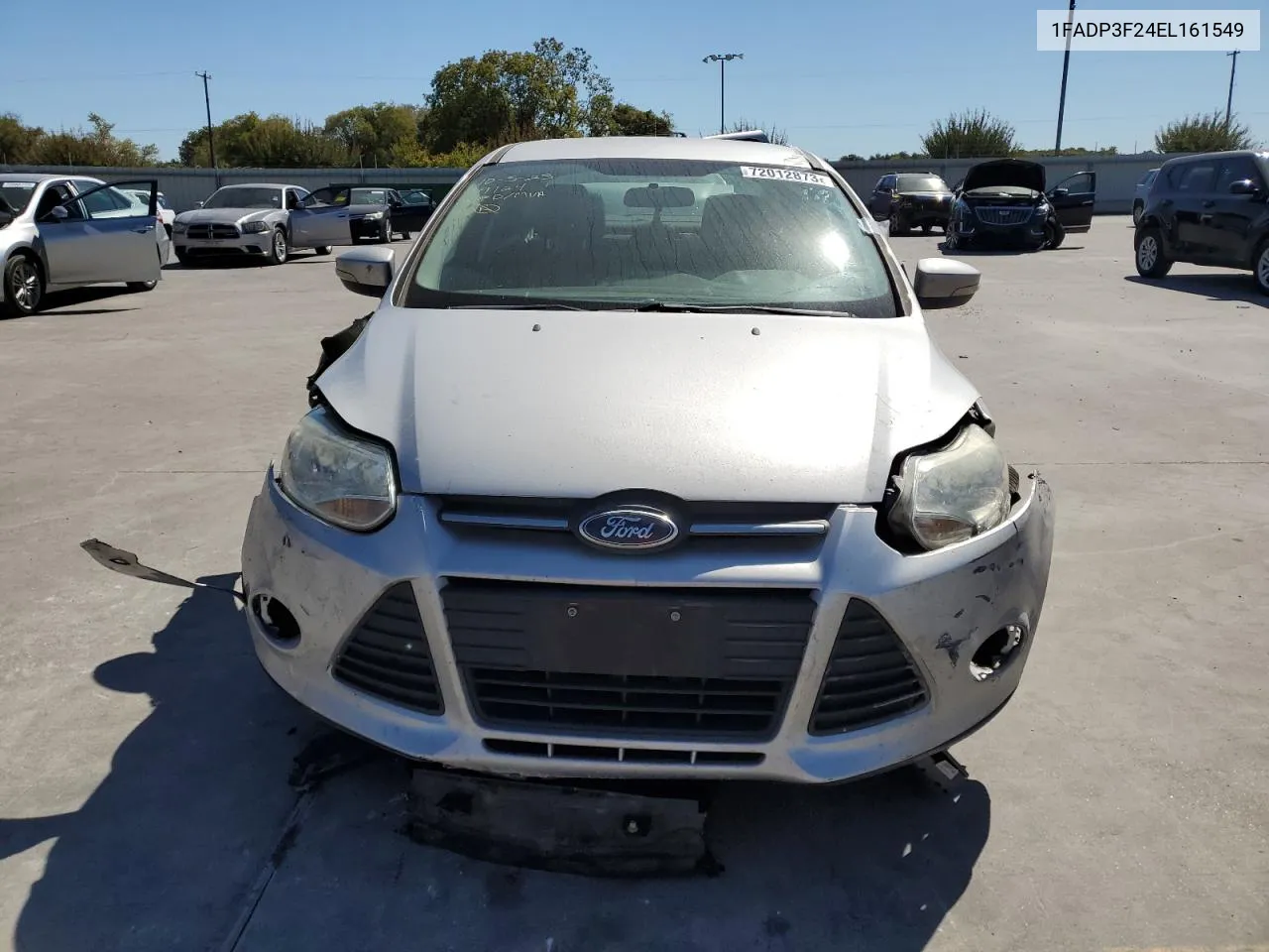 2014 Ford Focus Se VIN: 1FADP3F24EL161549 Lot: 72012873