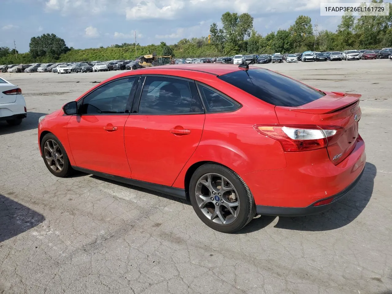 2014 Ford Focus Se VIN: 1FADP3F26EL161729 Lot: 72021884