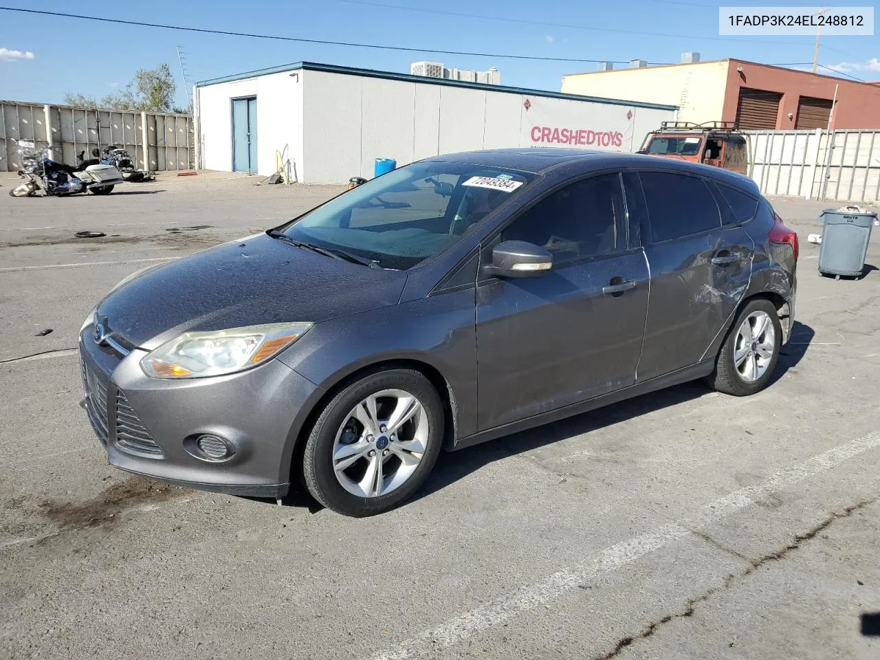 2014 Ford Focus Se VIN: 1FADP3K24EL248812 Lot: 72049384