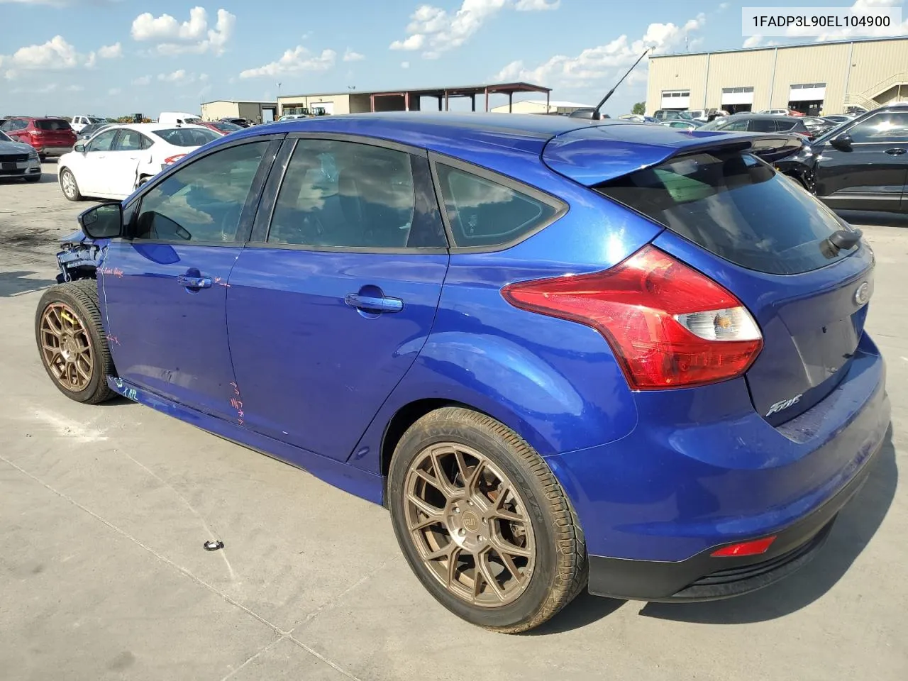 2014 Ford Focus St VIN: 1FADP3L90EL104900 Lot: 72122294