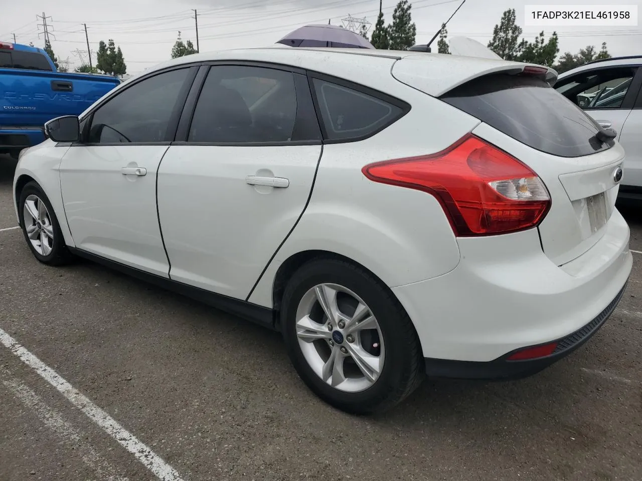 2014 Ford Focus Se VIN: 1FADP3K21EL461958 Lot: 72132054