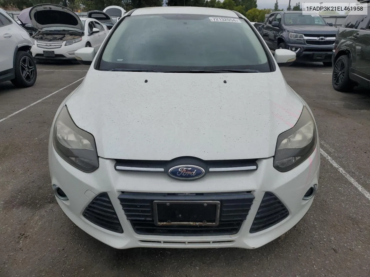 2014 Ford Focus Se VIN: 1FADP3K21EL461958 Lot: 72132054