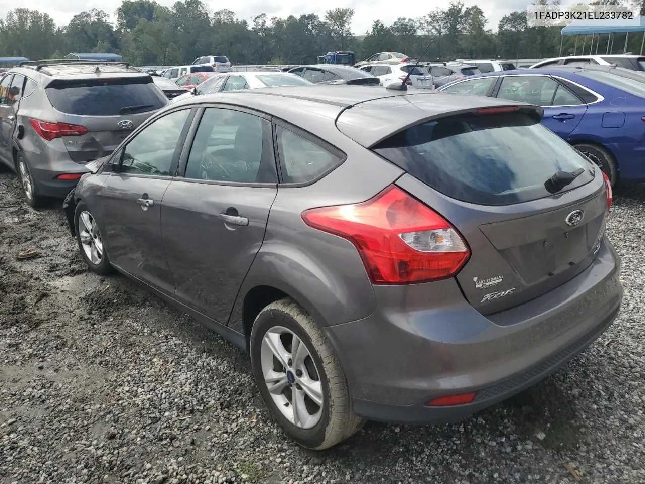 2014 Ford Focus Se VIN: 1FADP3K21EL233782 Lot: 72227494