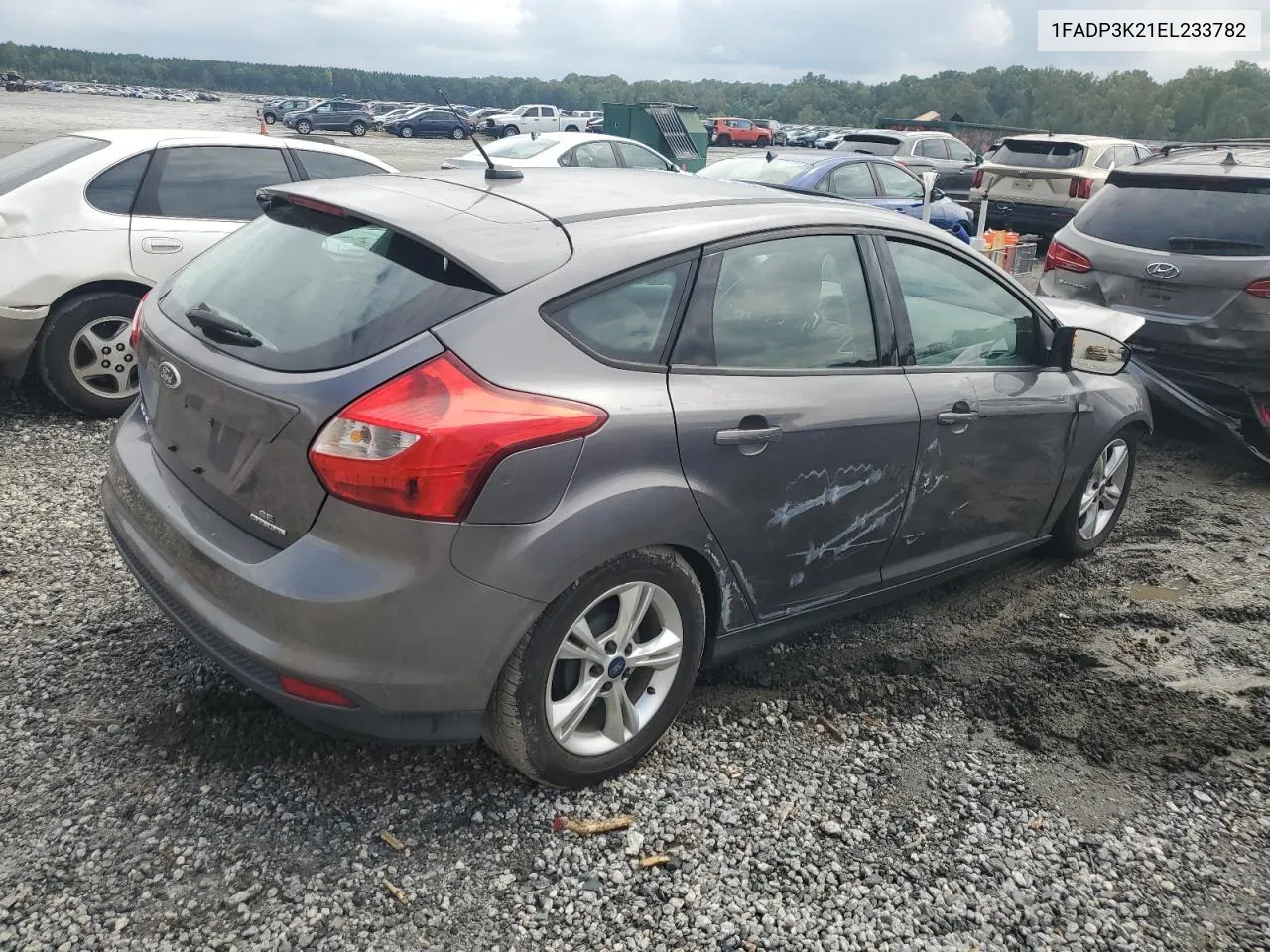 2014 Ford Focus Se VIN: 1FADP3K21EL233782 Lot: 72227494