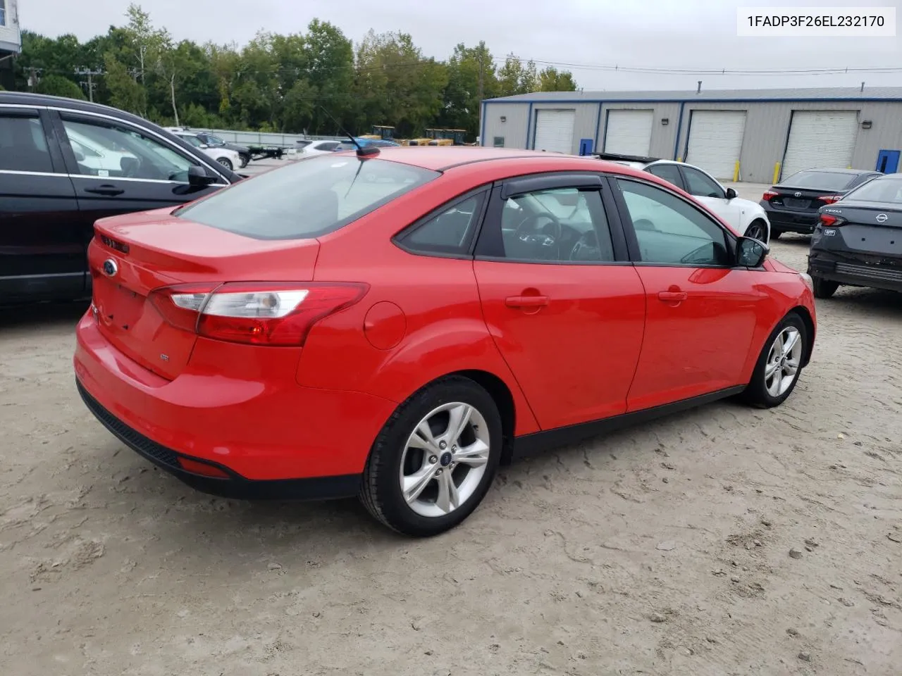 2014 Ford Focus Se VIN: 1FADP3F26EL232170 Lot: 72229444