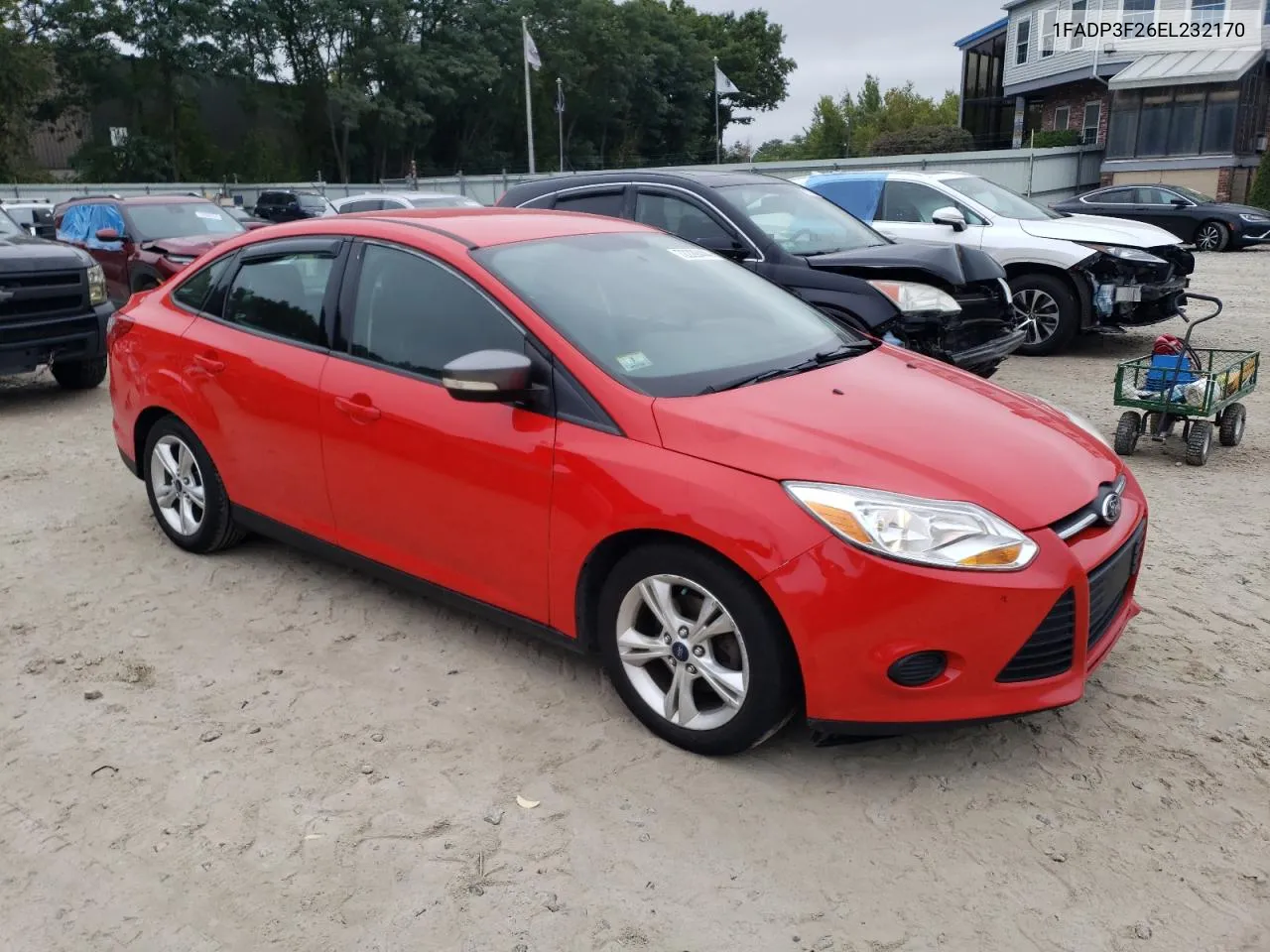 2014 Ford Focus Se VIN: 1FADP3F26EL232170 Lot: 72229444