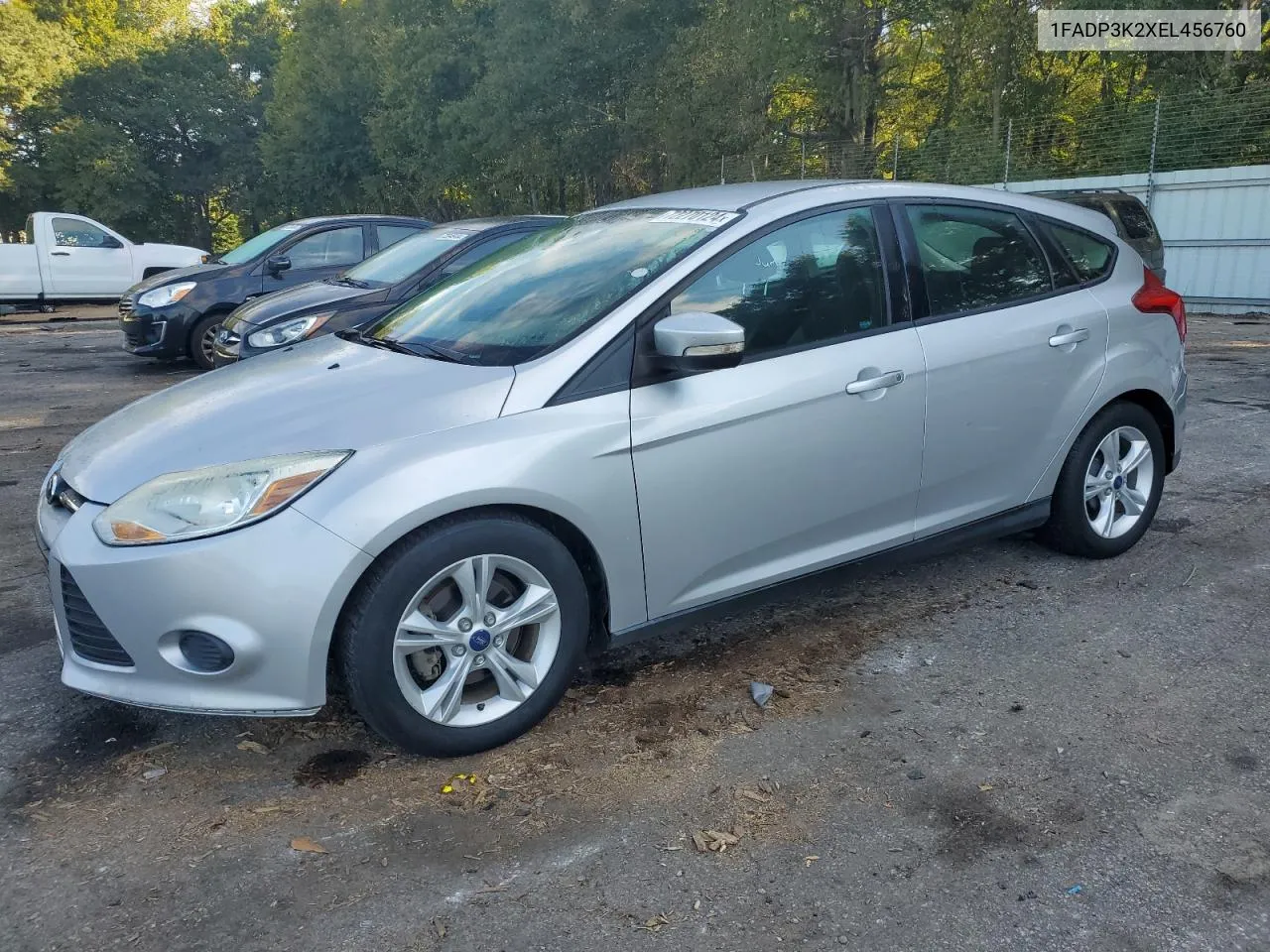 2014 Ford Focus Se VIN: 1FADP3K2XEL456760 Lot: 72270124