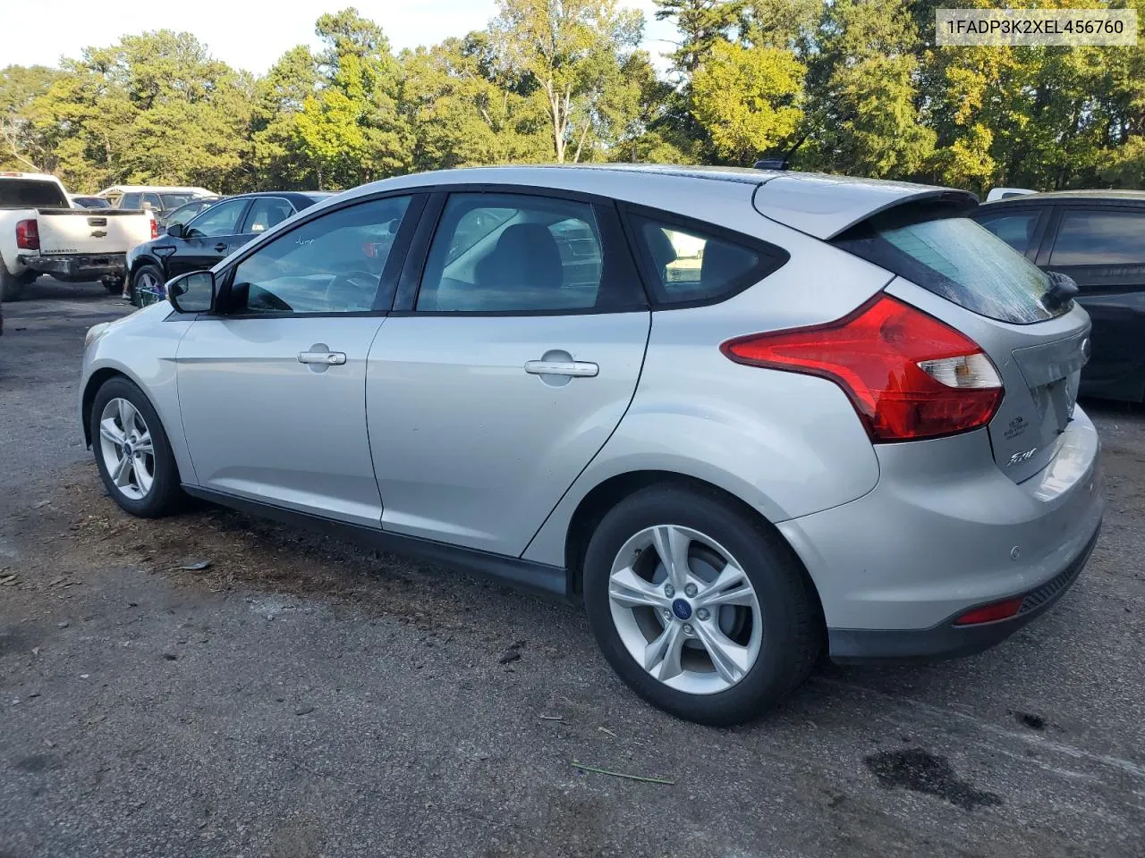 2014 Ford Focus Se VIN: 1FADP3K2XEL456760 Lot: 72270124