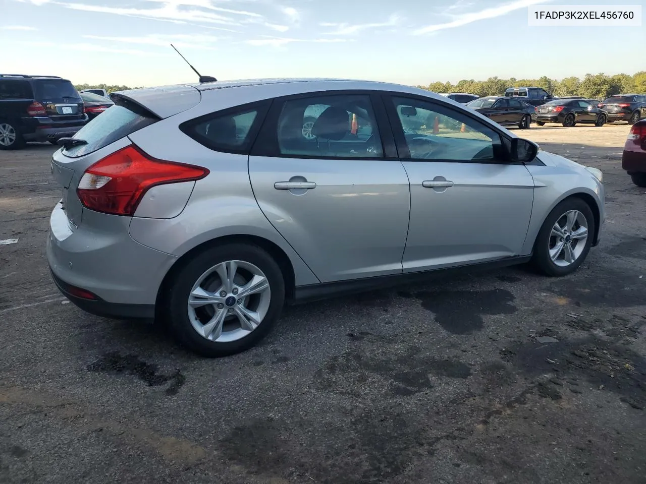 2014 Ford Focus Se VIN: 1FADP3K2XEL456760 Lot: 72270124